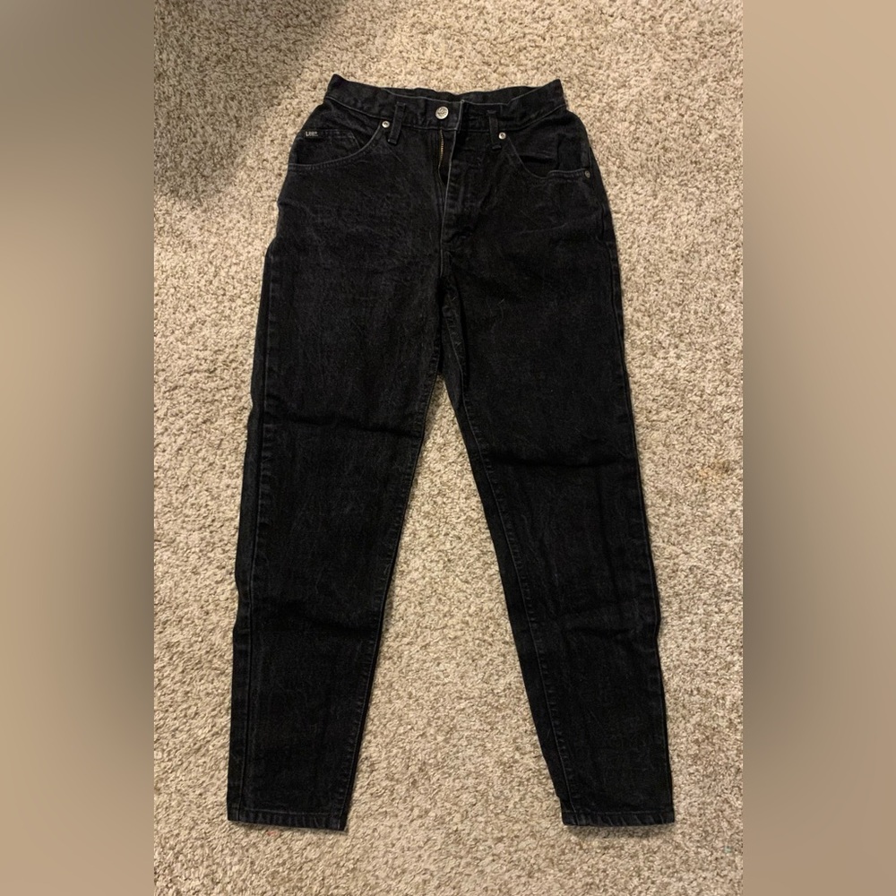Black Lee Rider Jeans